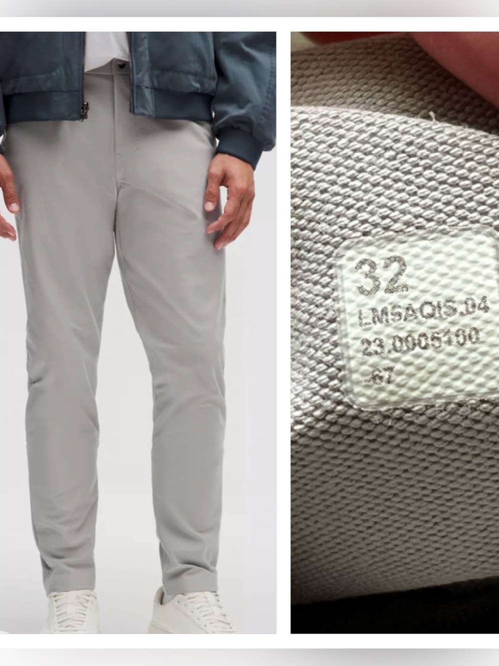 Lululemon ABC Classic Fit 5 Pocket Pant Utilitech -Seal Gray Size 32 NWOT